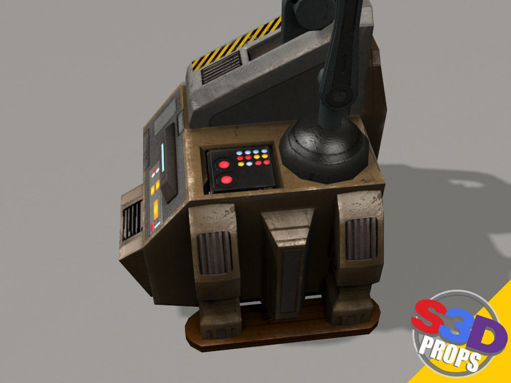 Scifi repair unit 3D model_22
