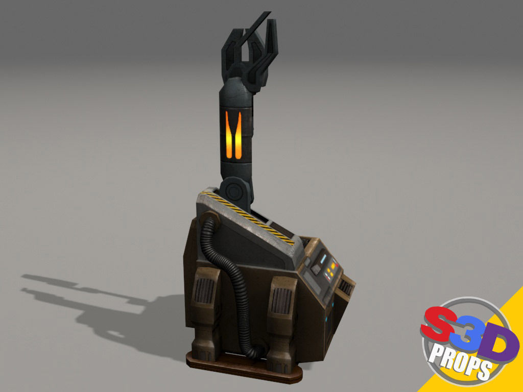 Scifi repair unit 3D model_13