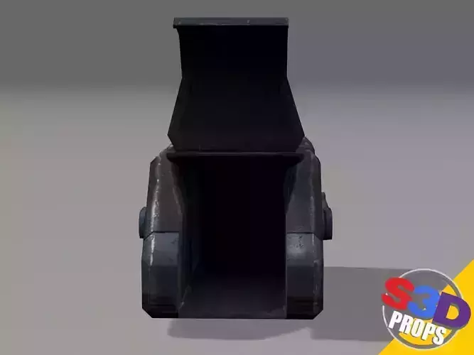 Scifi big crate2 3D model