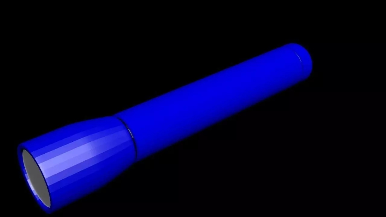 Security Flashlight Free 3D model