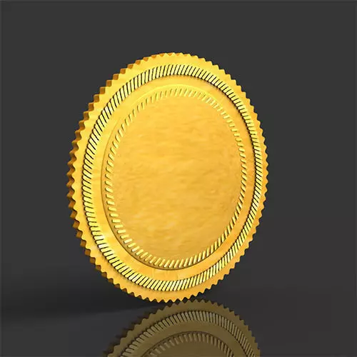 round achievement Free 3D model_0