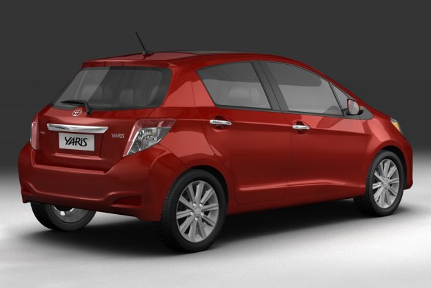 2012 Toyota Yaris Vitz 3D model_4