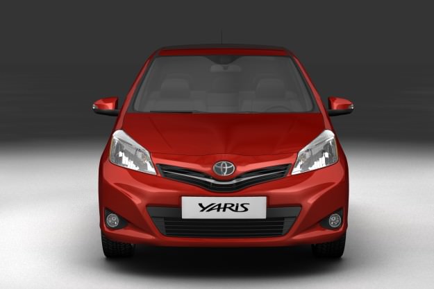 2012 Toyota Yaris Vitz 3D model_7