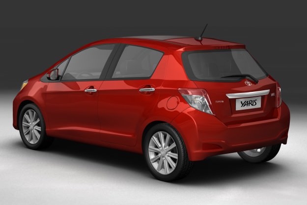2012 Toyota Yaris Vitz 3D model_2