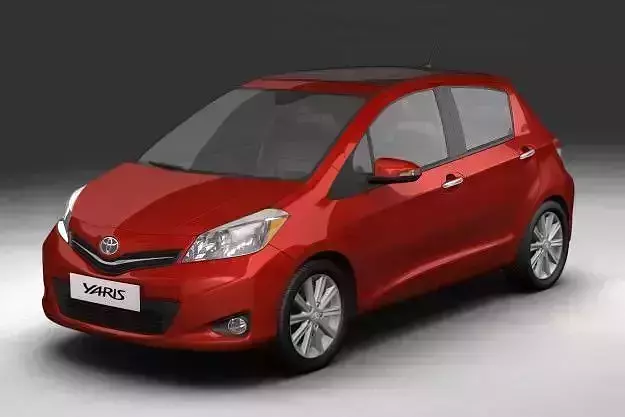 2012 Toyota Yaris Vitz 3D model