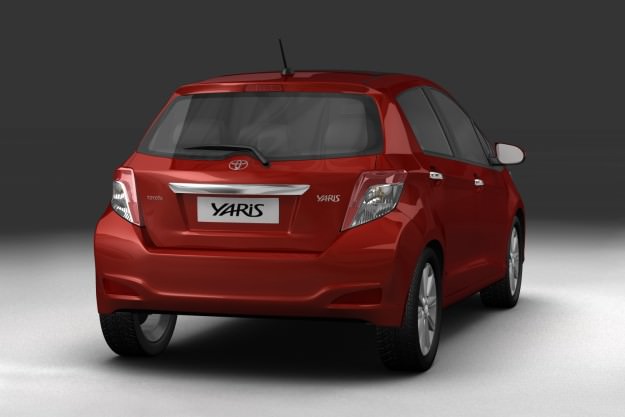 2012 Toyota Yaris Vitz 3D model_3