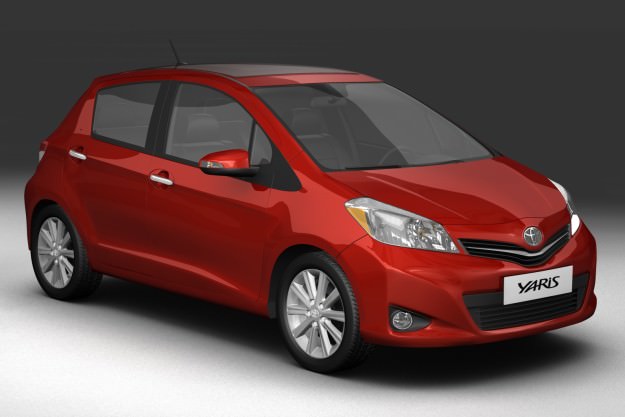 2012 Toyota Yaris Vitz 3D model_6