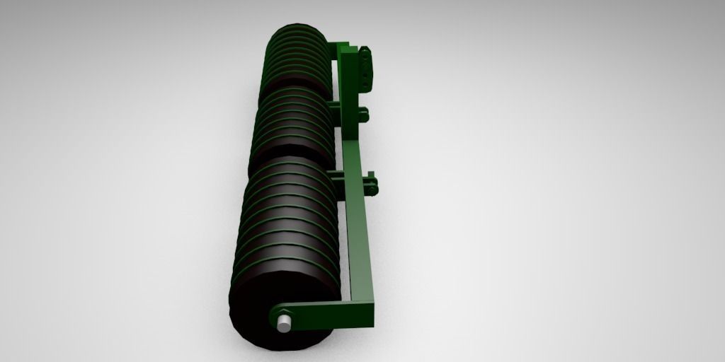 Silowalze zum verdichten 3D model_1