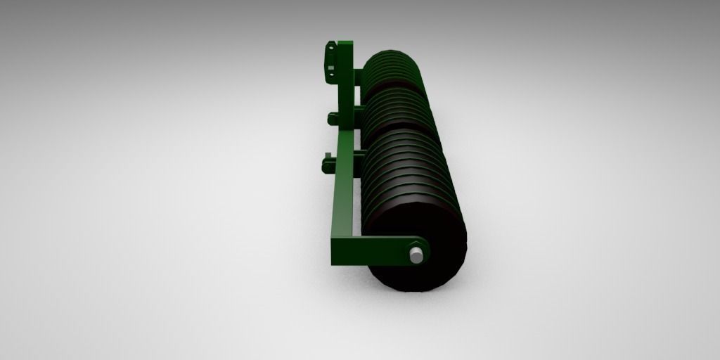 Silowalze zum verdichten 3D model_4