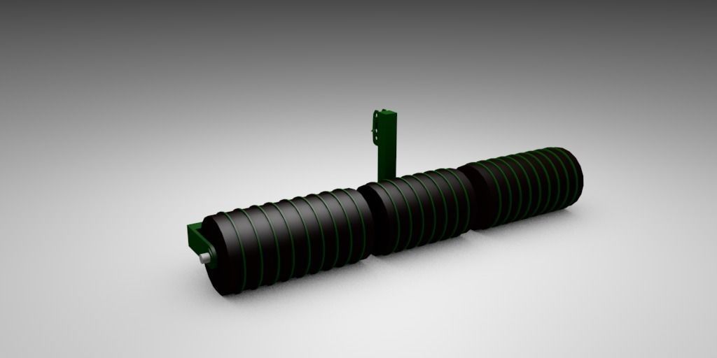 Silowalze zum verdichten 3D model_0