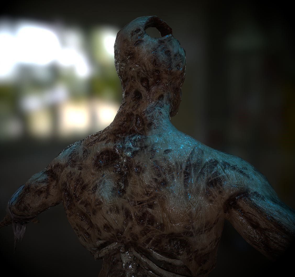 Mummy model Low-poly 3D model_3