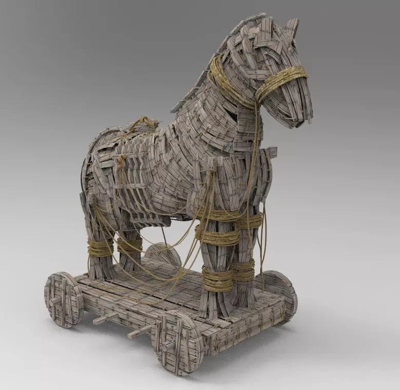 Trojan Horse High res Model 3D model