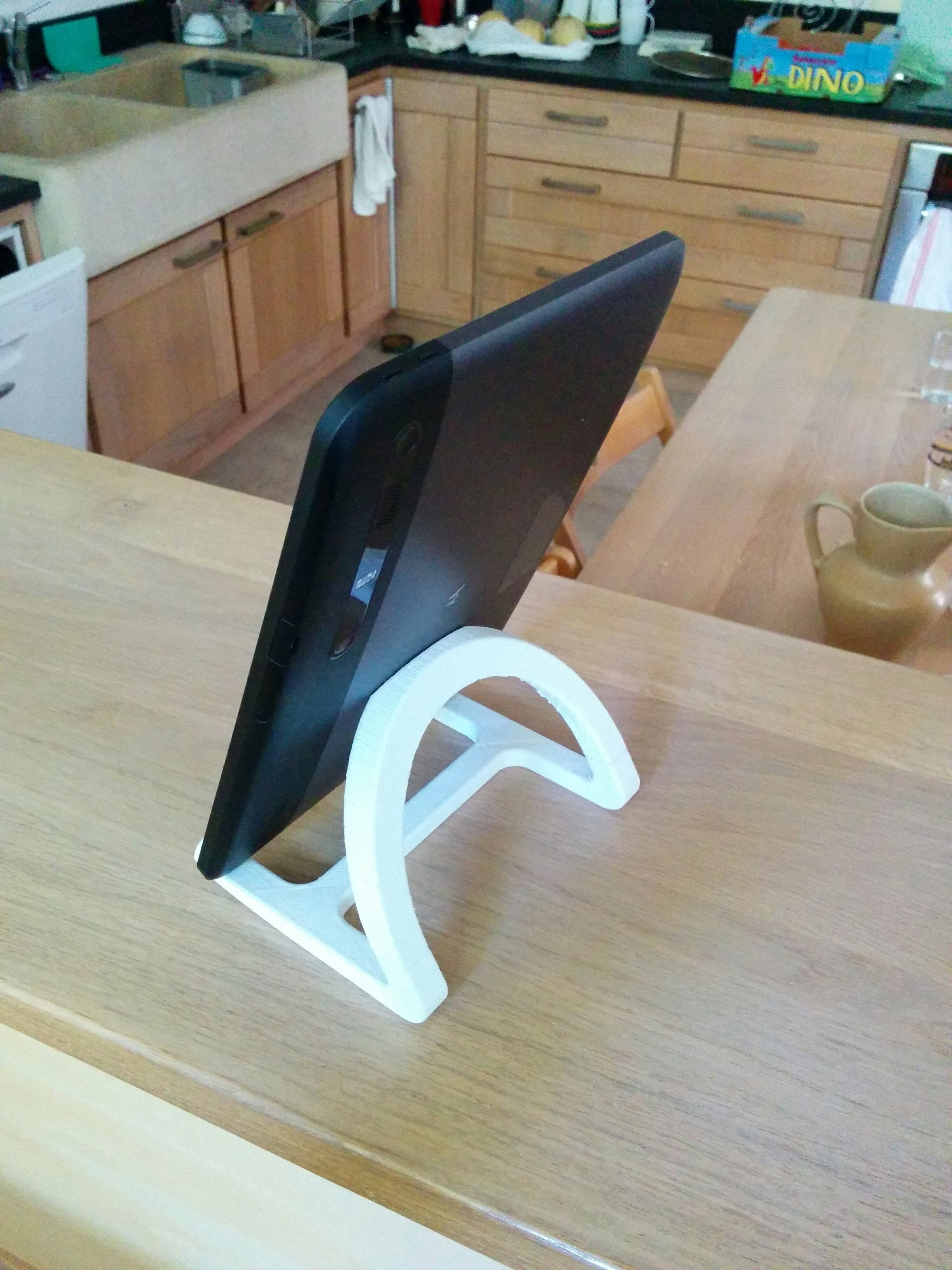 Tablet stand Free 3D print model_2