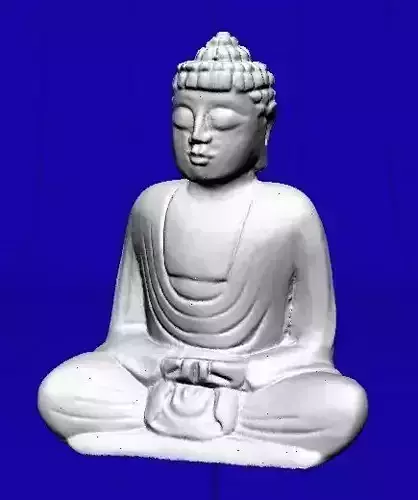 Small Wooden Buddha Statue