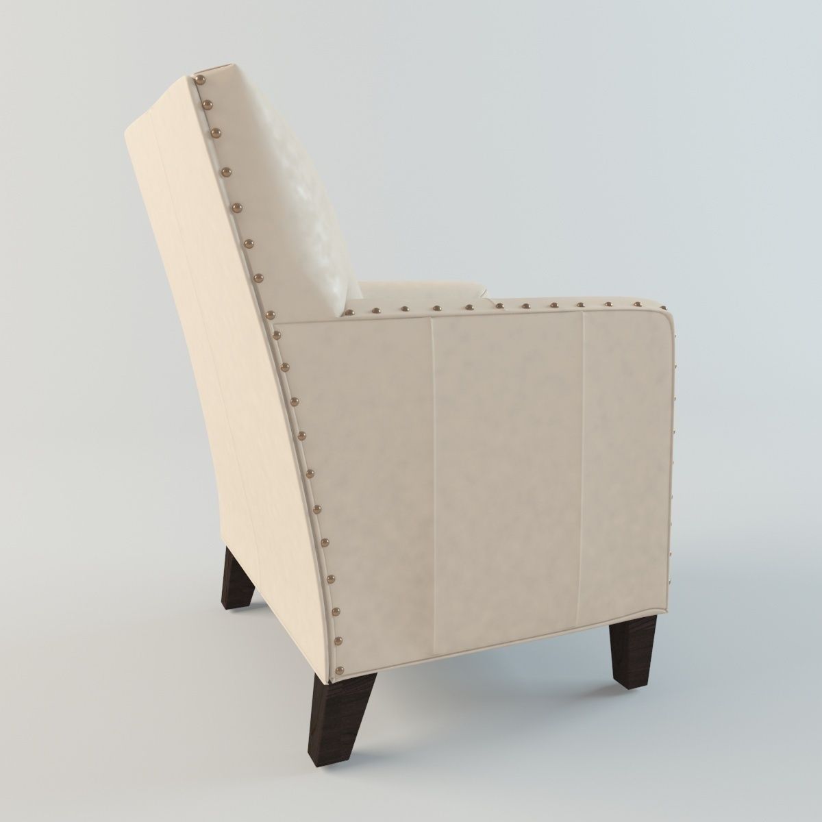 Alabaster Leather Chair 3D model_4