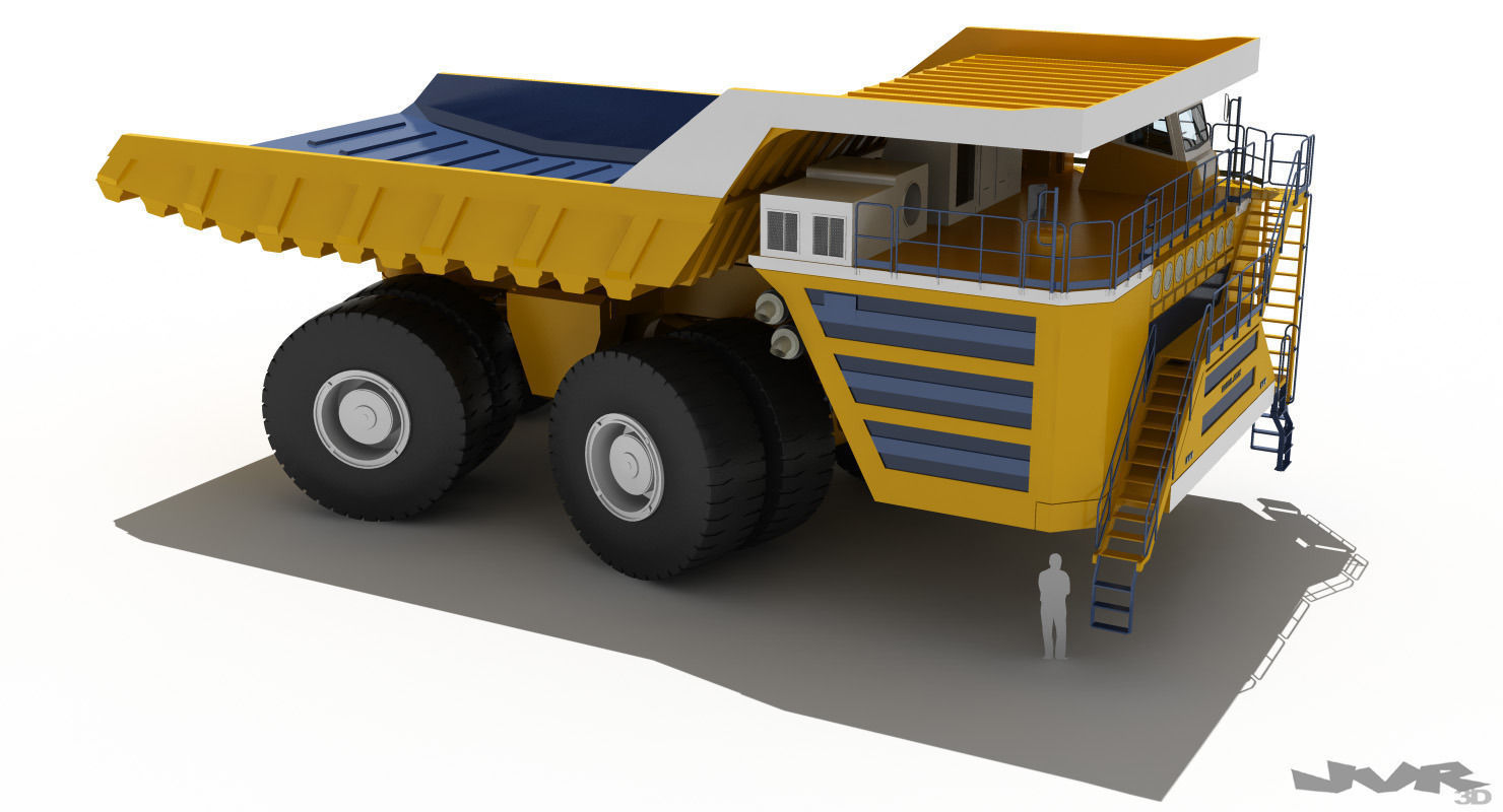 Belaz 75710 Mining Truck 3D model_6