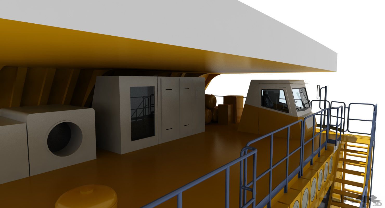 Belaz 75710 Mining Truck 3D model_9