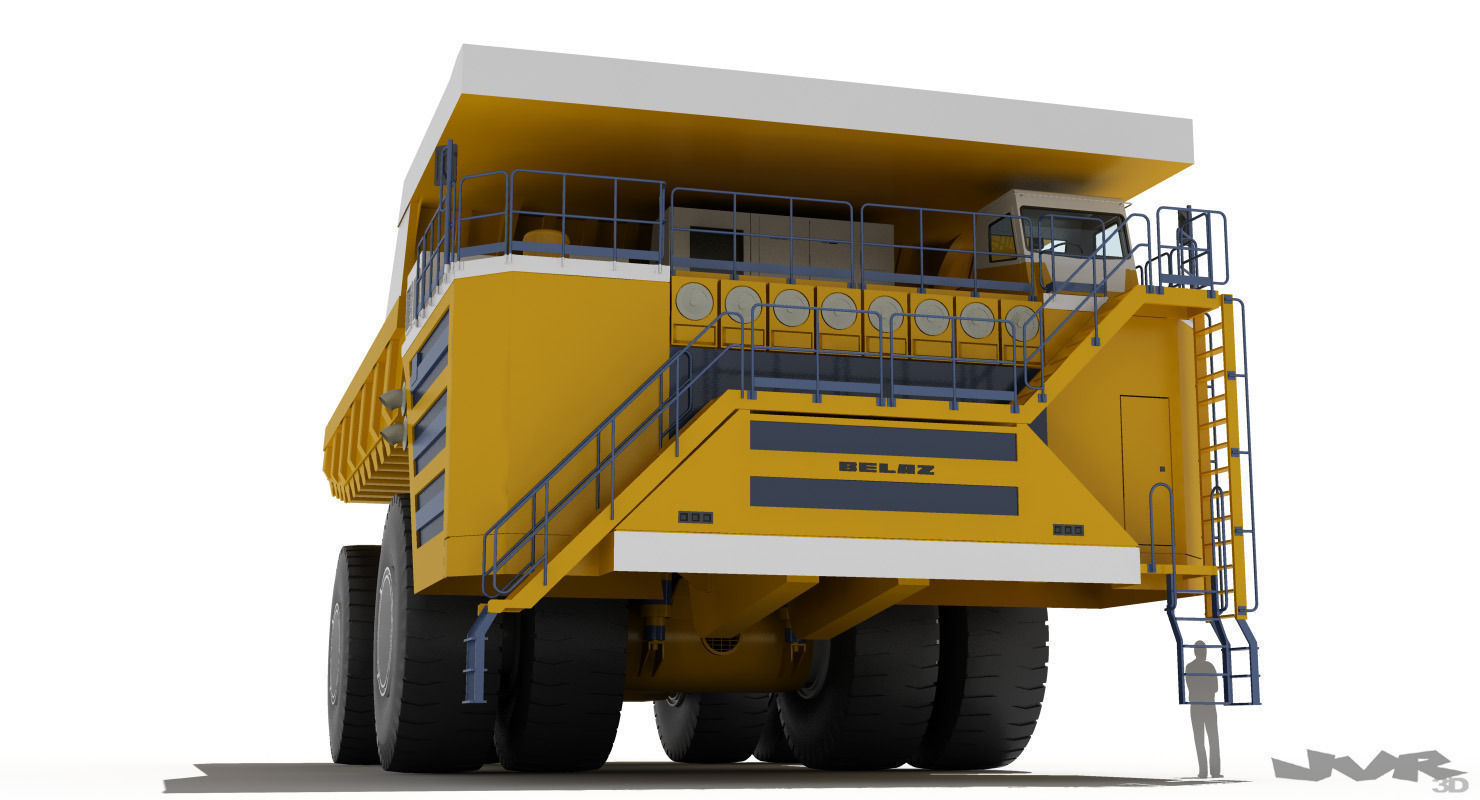 Belaz 75710 Mining Truck 3D model_2