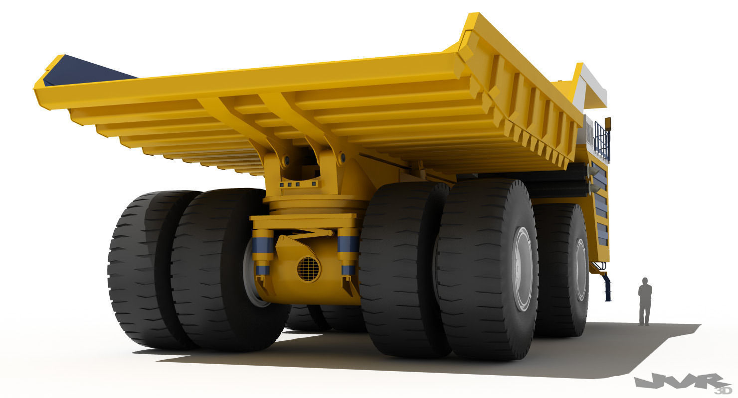 Belaz 75710 Mining Truck 3D model_4