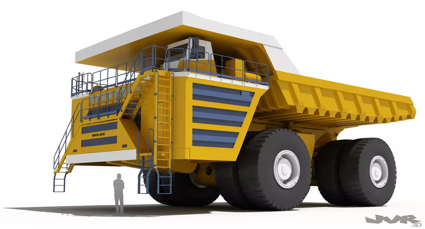 Belaz 75710 Mining Truck 3D model_0