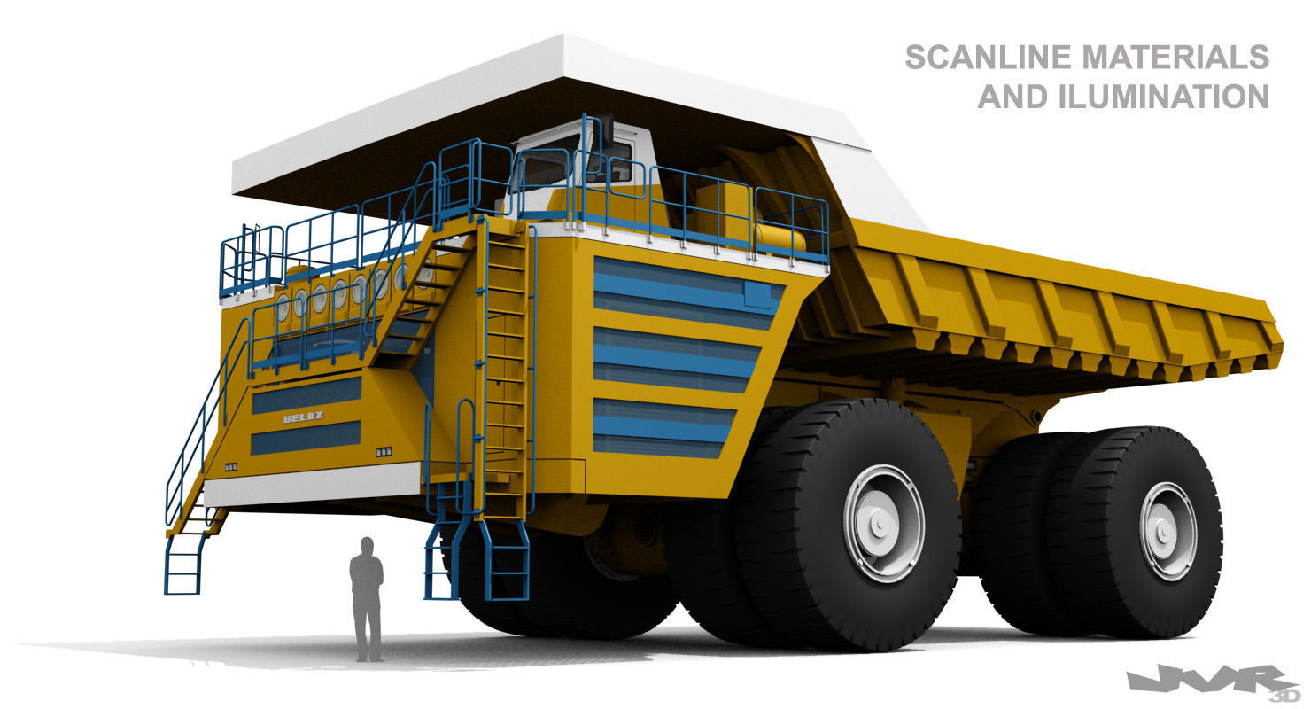 Belaz 75710 Mining Truck 3D model_10