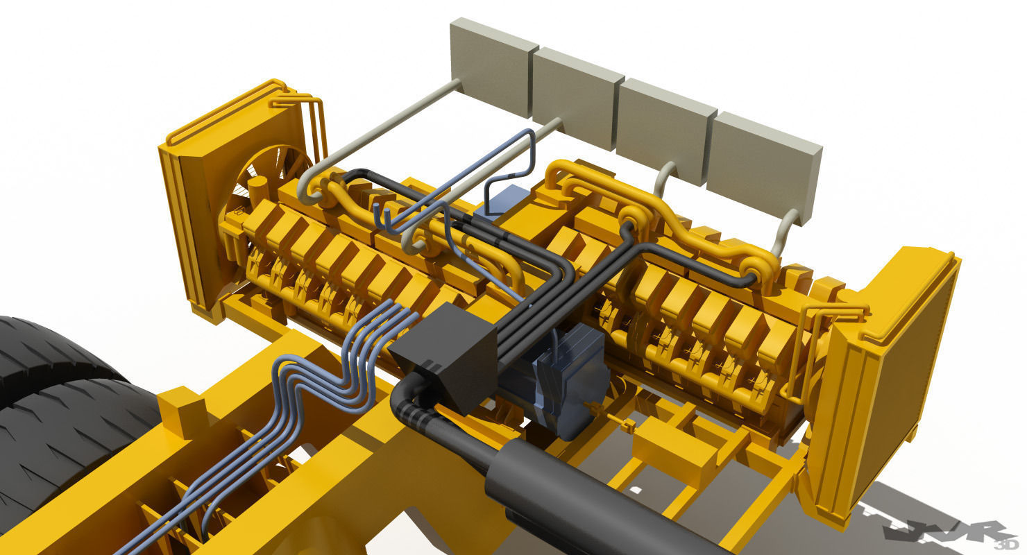 Belaz 75710 Mining Truck 3D model_3