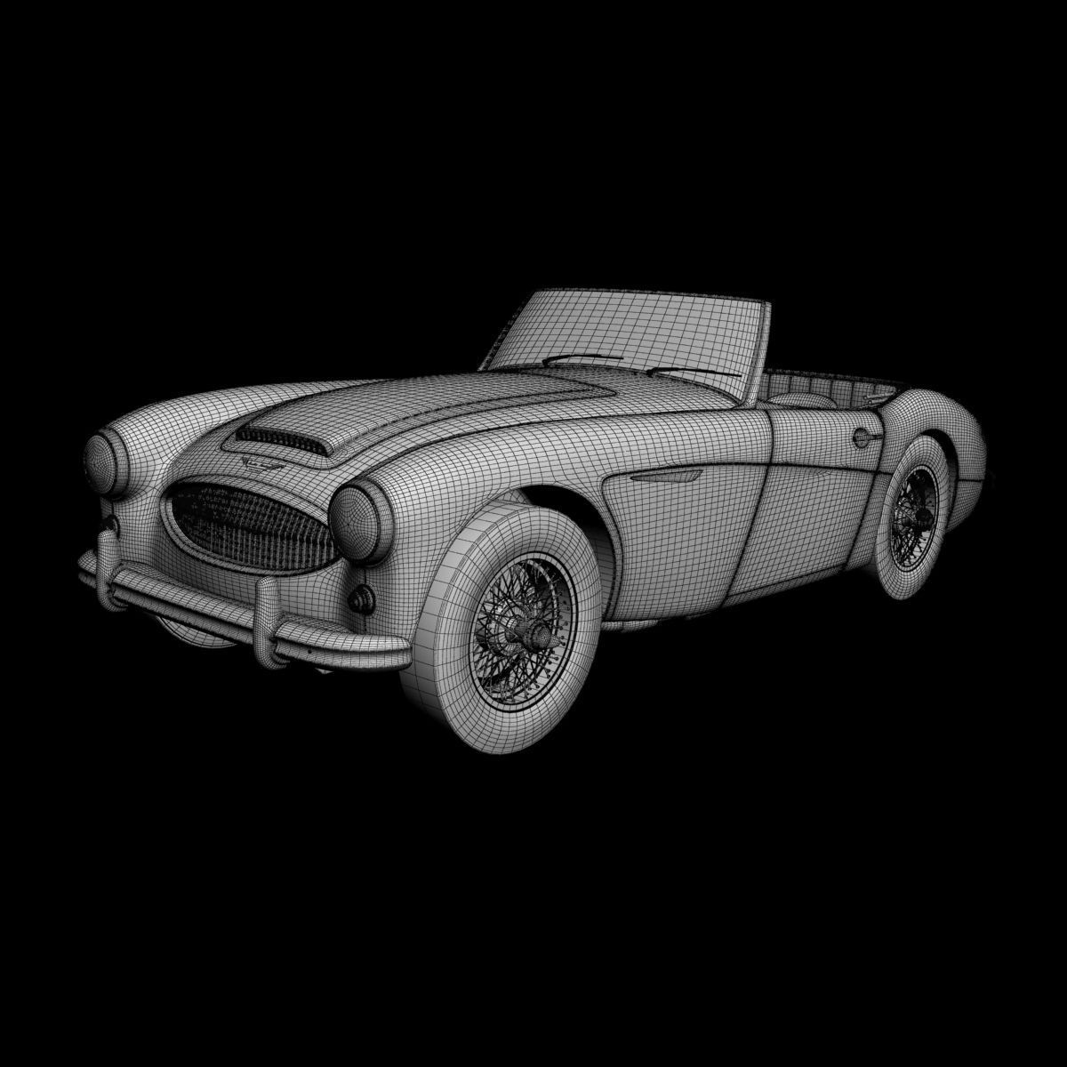 Austin-Healey 3000 Mk2 3D model_14