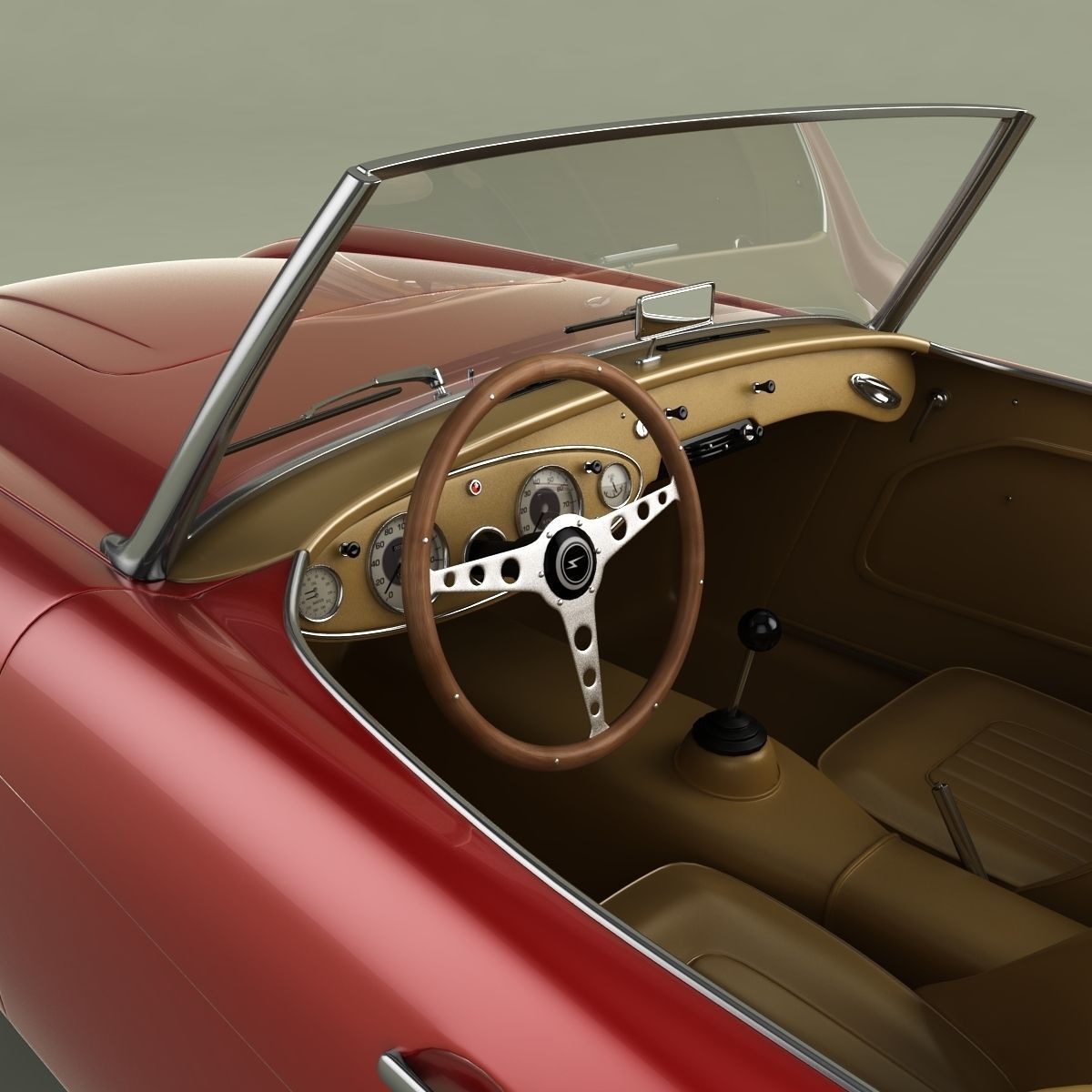 Austin-Healey 3000 Mk2 3D model_8