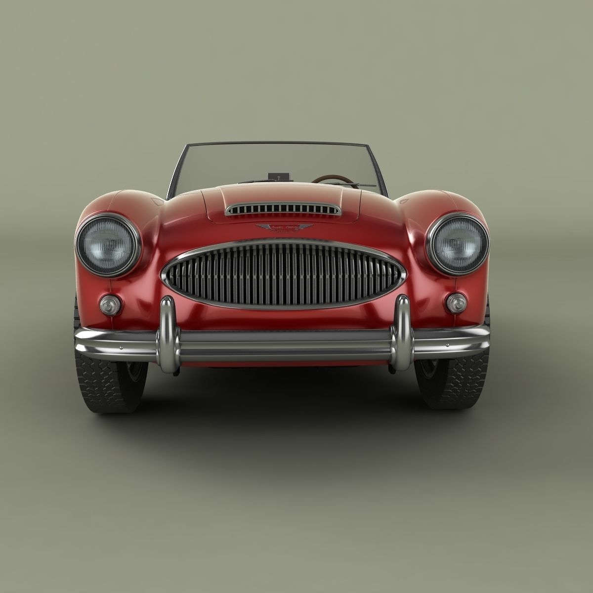 Austin-Healey 3000 Mk2 3D model_4