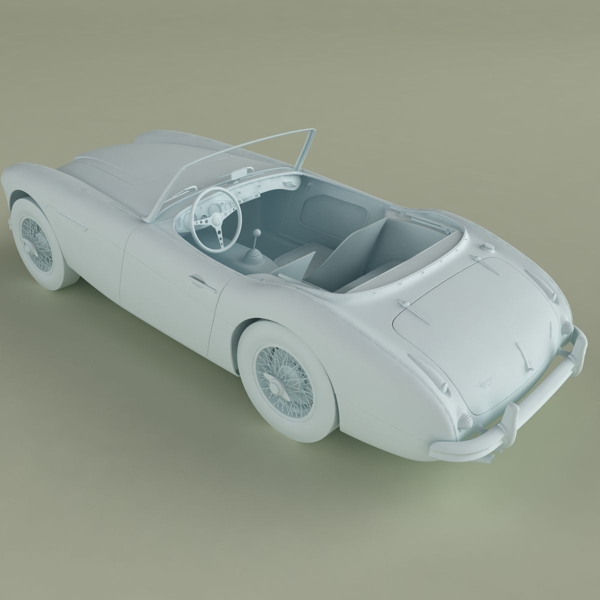 Austin-Healey 3000 Mk2 3D model_12