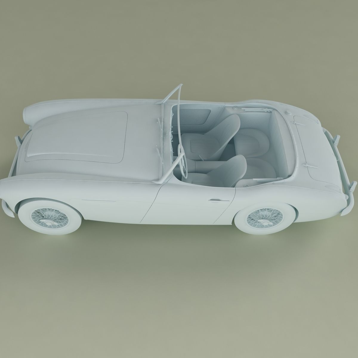 Austin-Healey 3000 Mk2 3D model_11