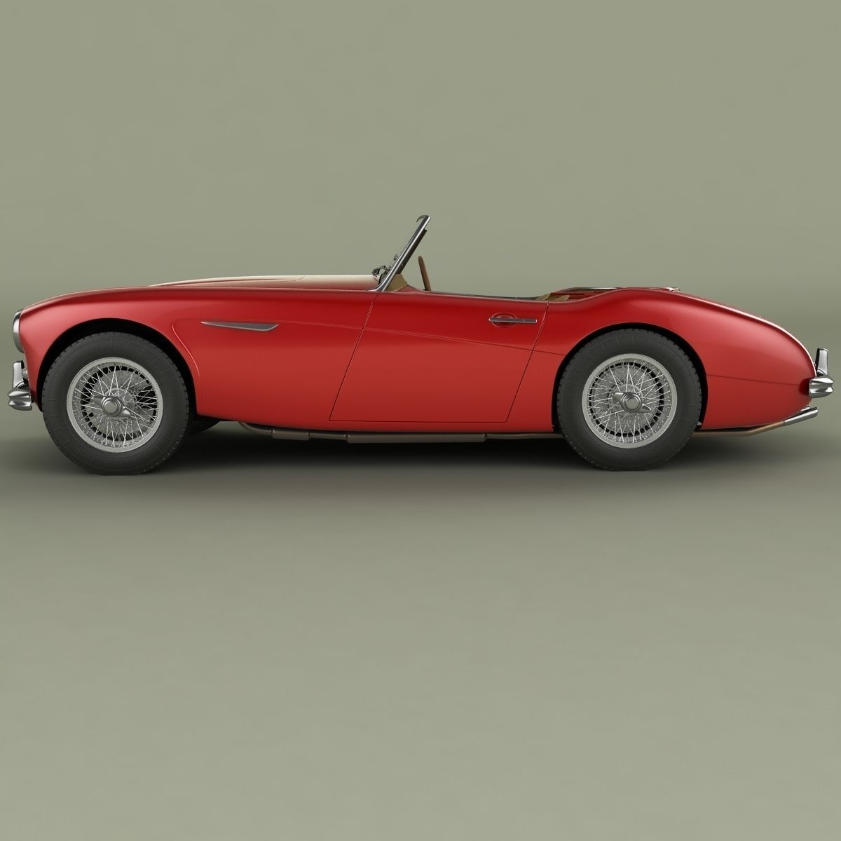 Austin-Healey 3000 Mk2 3D model_1
