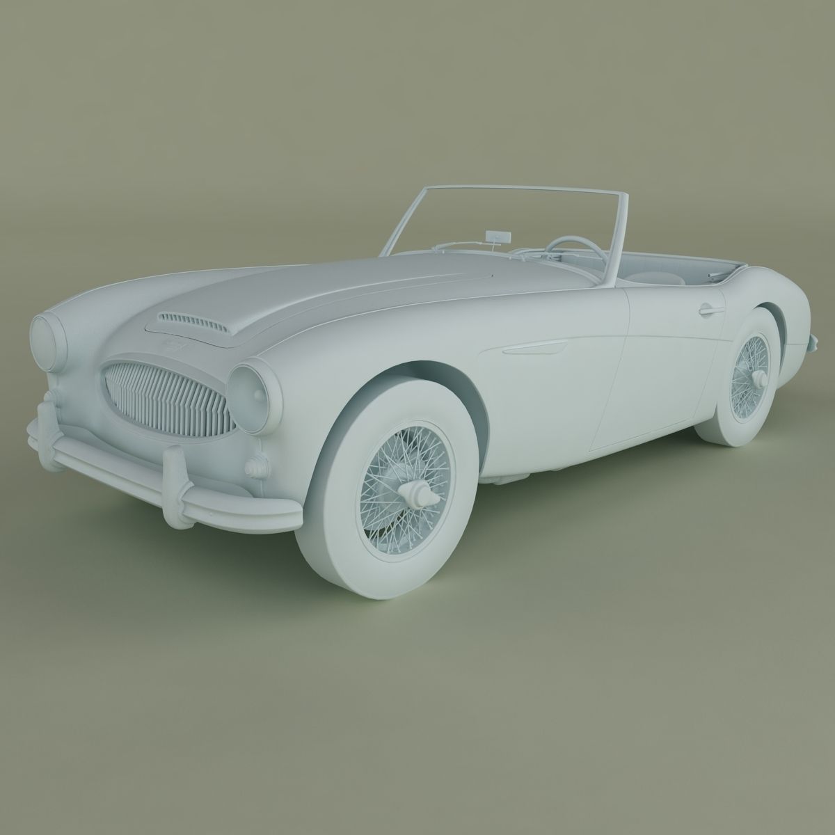 Austin-Healey 3000 Mk2 3D model_10