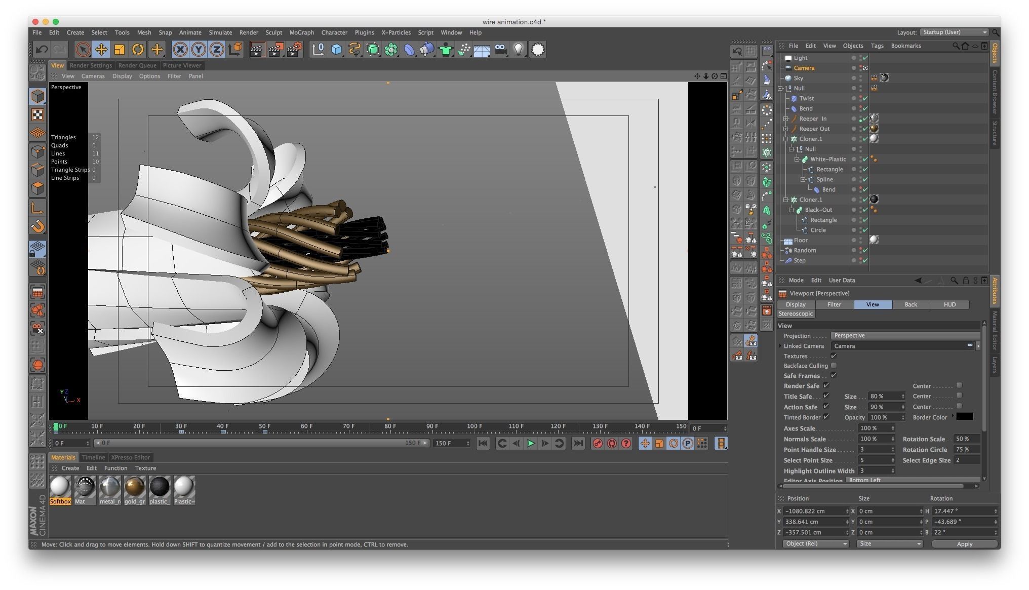 Wire animation 3D model_2