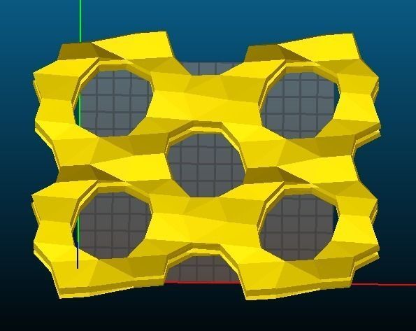 MFI-type Zeolite 3D print model_0