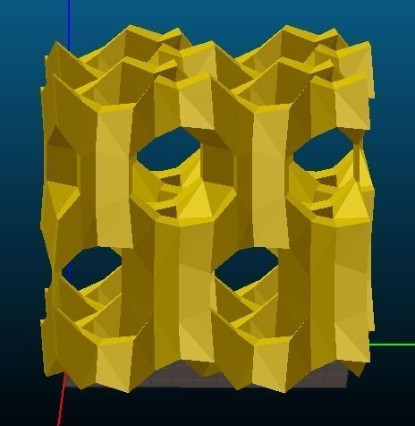 MFI-type Zeolite 3D print model_2