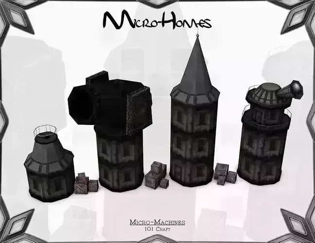 Micro-Homes three towers