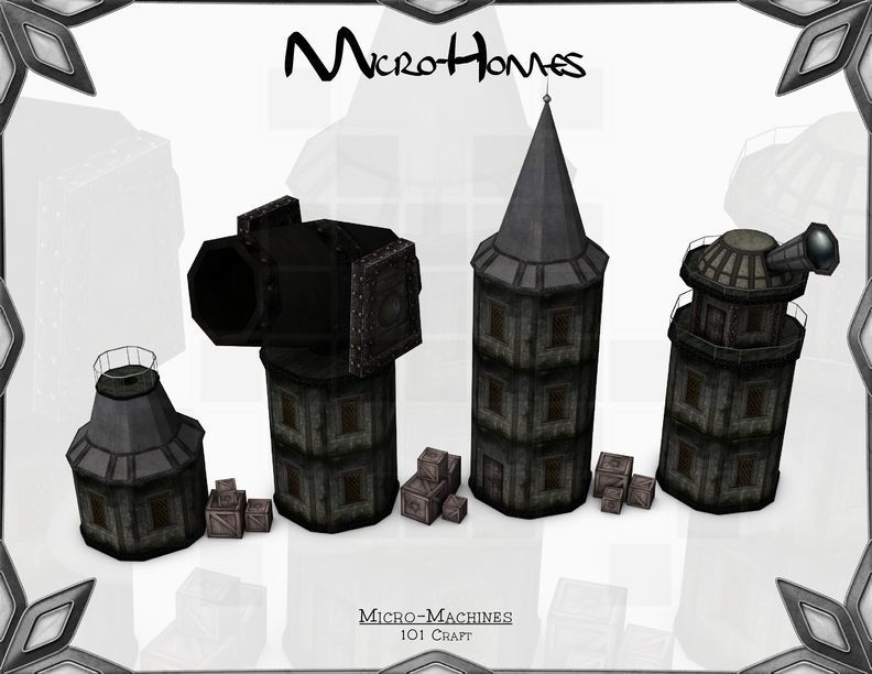 Micro-Machines Low-poly 3D model_1