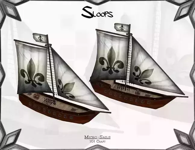 Micro-Sloops sloots ships