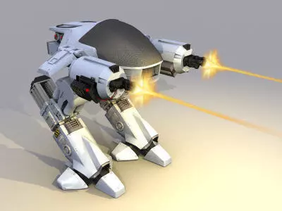 ED 209 Enforcement Droid 3D model_0