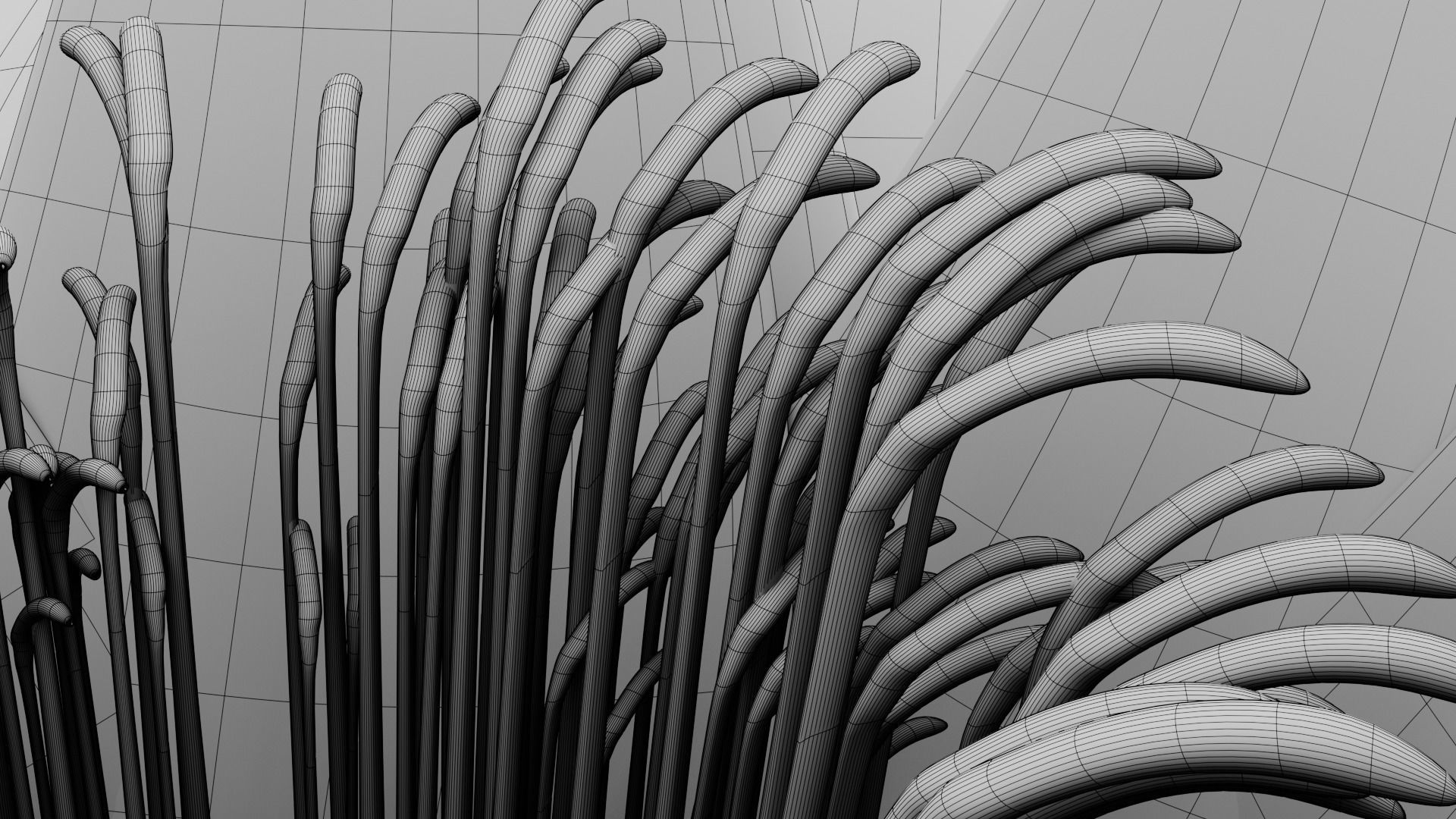 Waterlily with Leaf 3D model_20