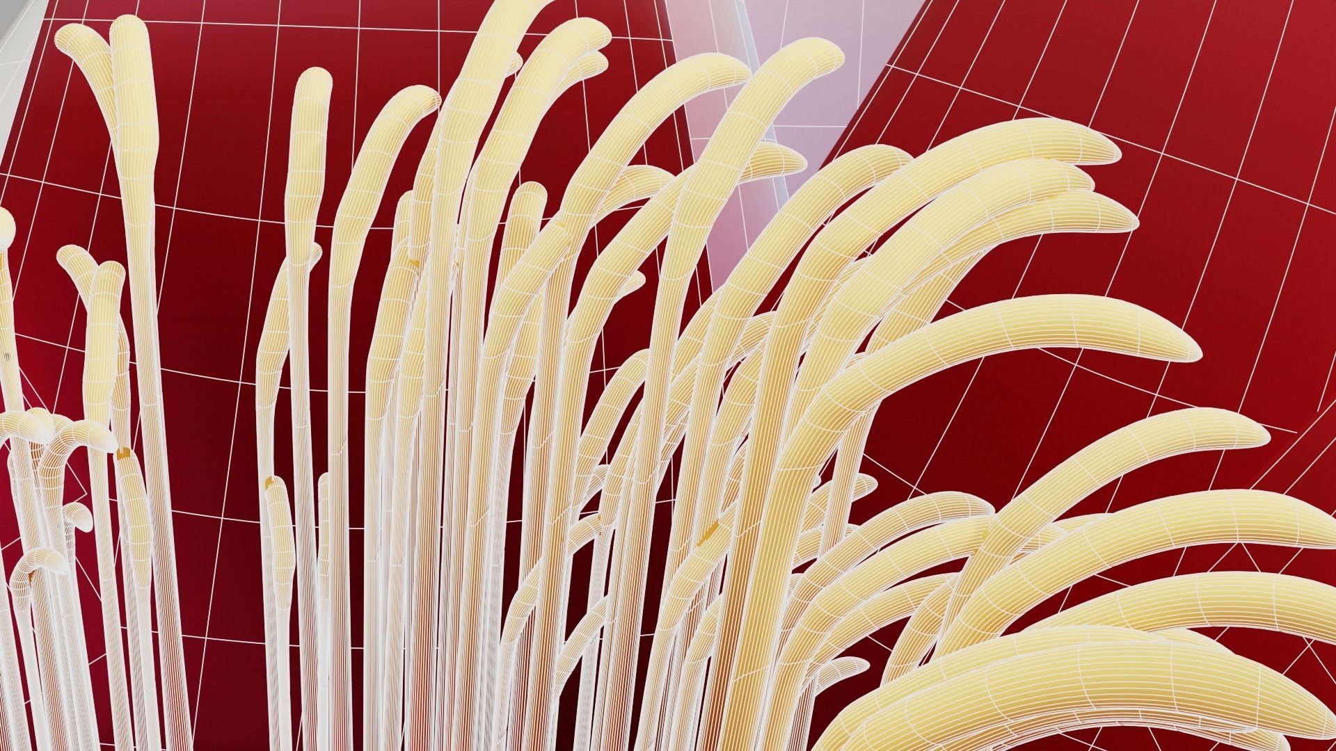 Waterlily with Leaf 3D model_19