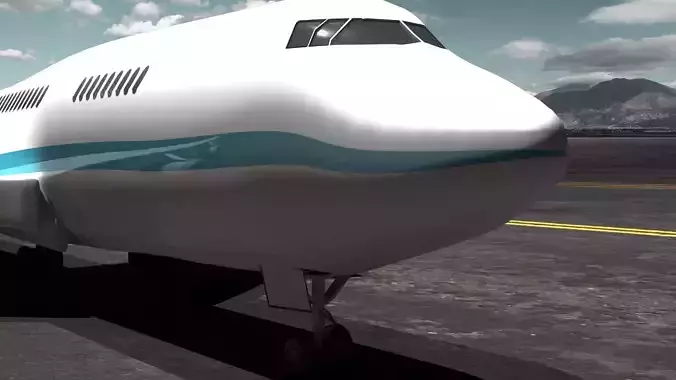 3D model of Boeing 747