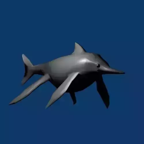 Shonisaurus dolphin 3D model