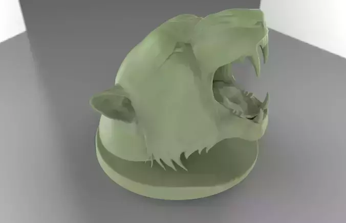 Roaring Tiger 3D print model