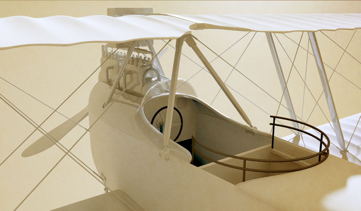 HANSA BRANDENBURG C1 3D model_4