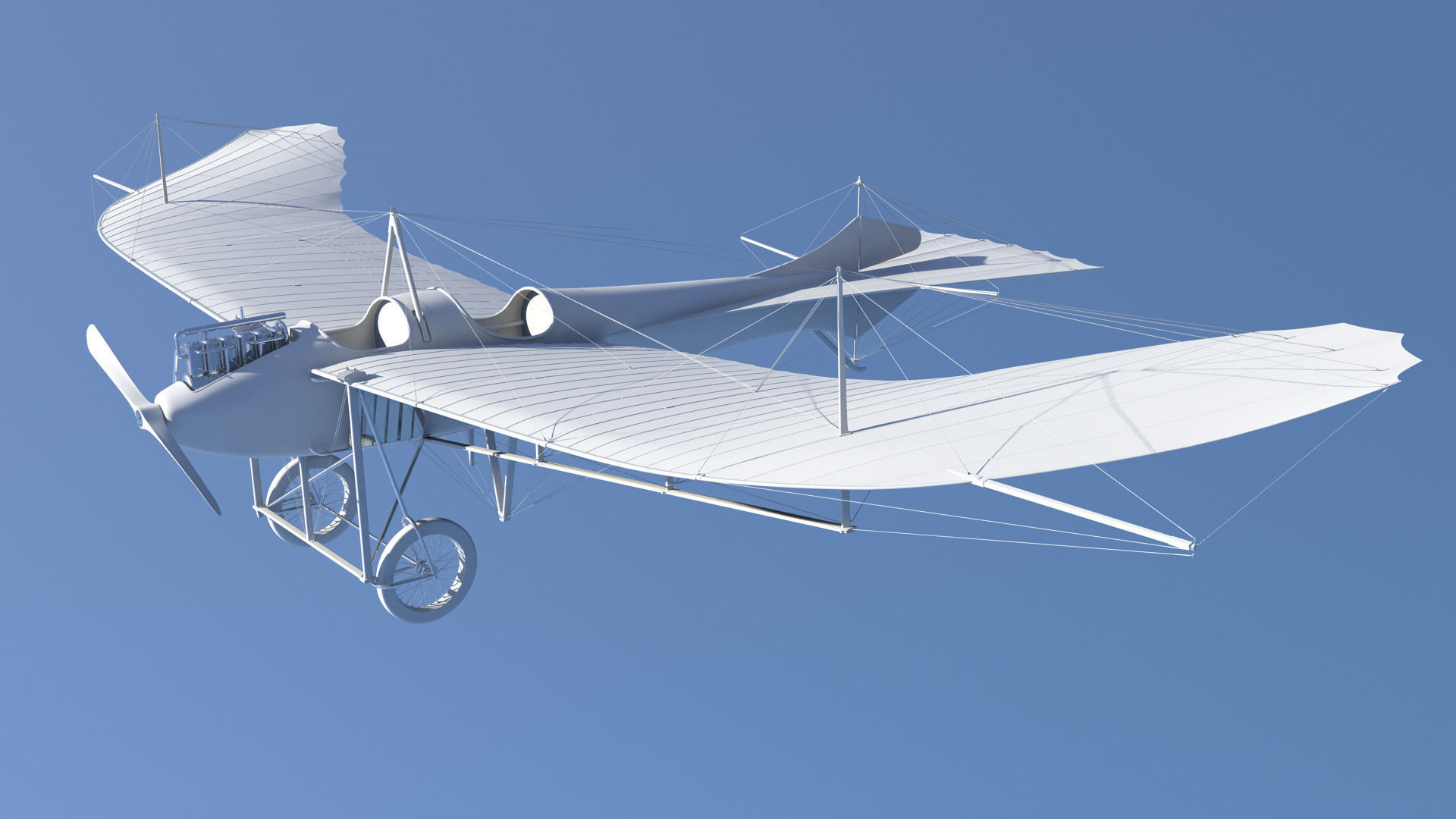 TAUBE PLANE 3D model_4