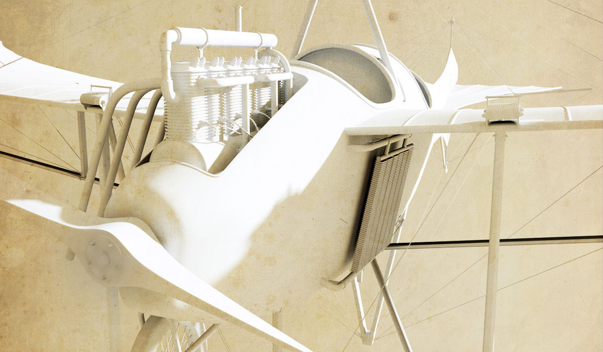 TAUBE PLANE 3D model_5