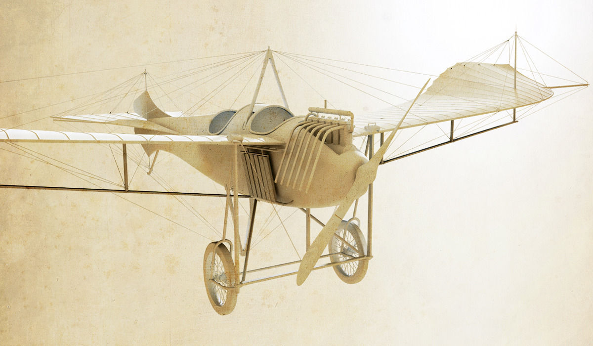 TAUBE PLANE 3D model_6
