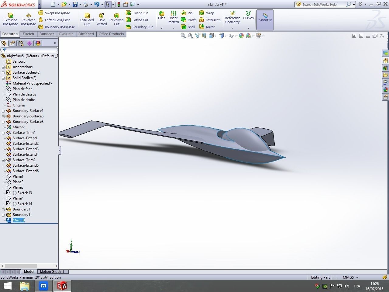 drone nightfury xSS 06 3D model_1